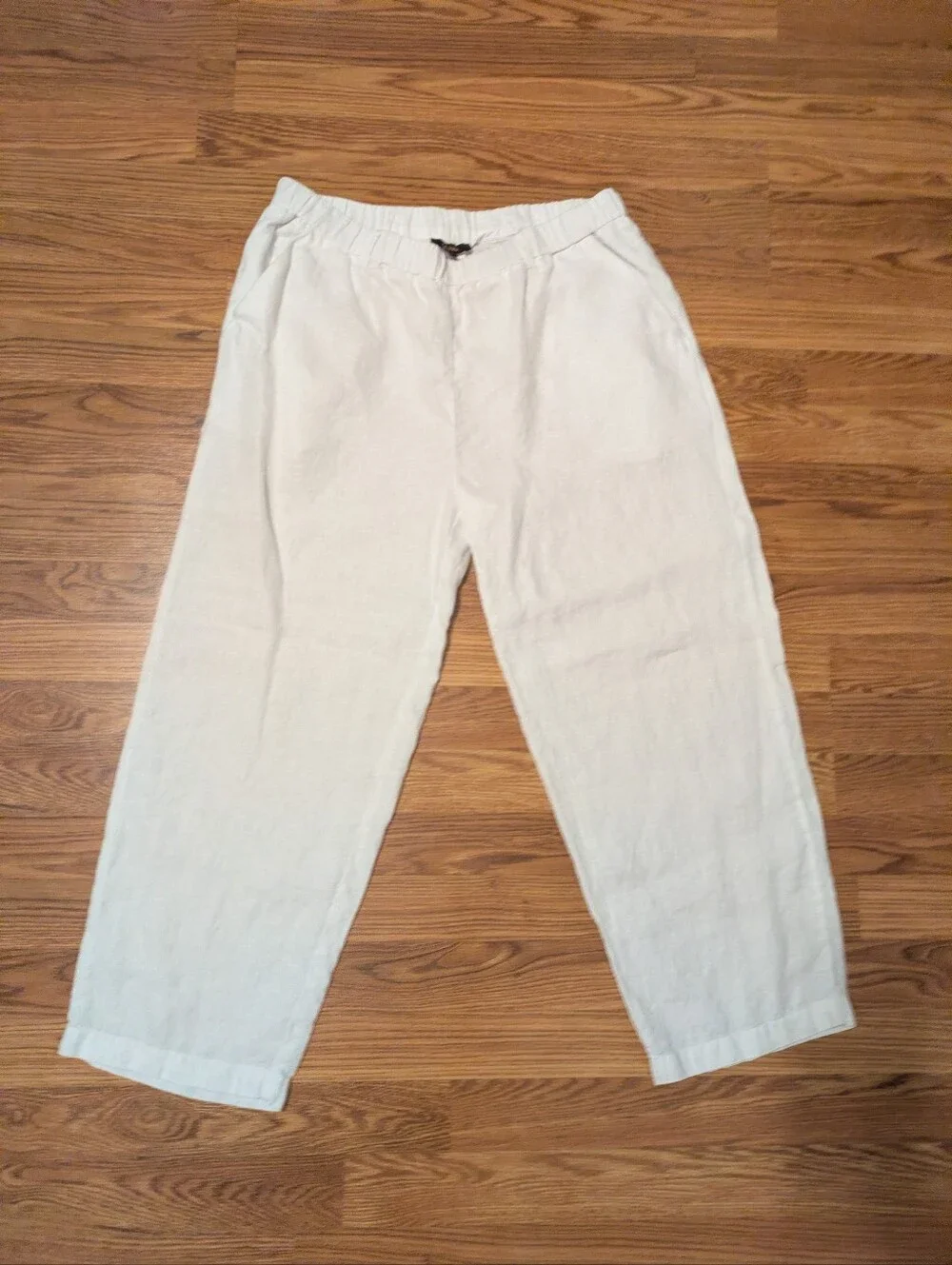 NWOT Quince White Linen Pants